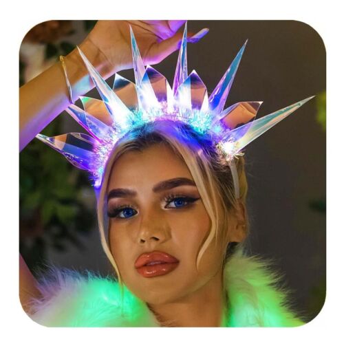 light up headband led glow headbands led party concert headwearの画像3